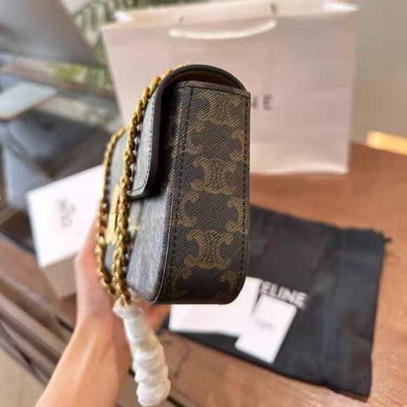 Celine Arc de Triomphe old flower chain armpit bag women's bag - Picture 5 of 6